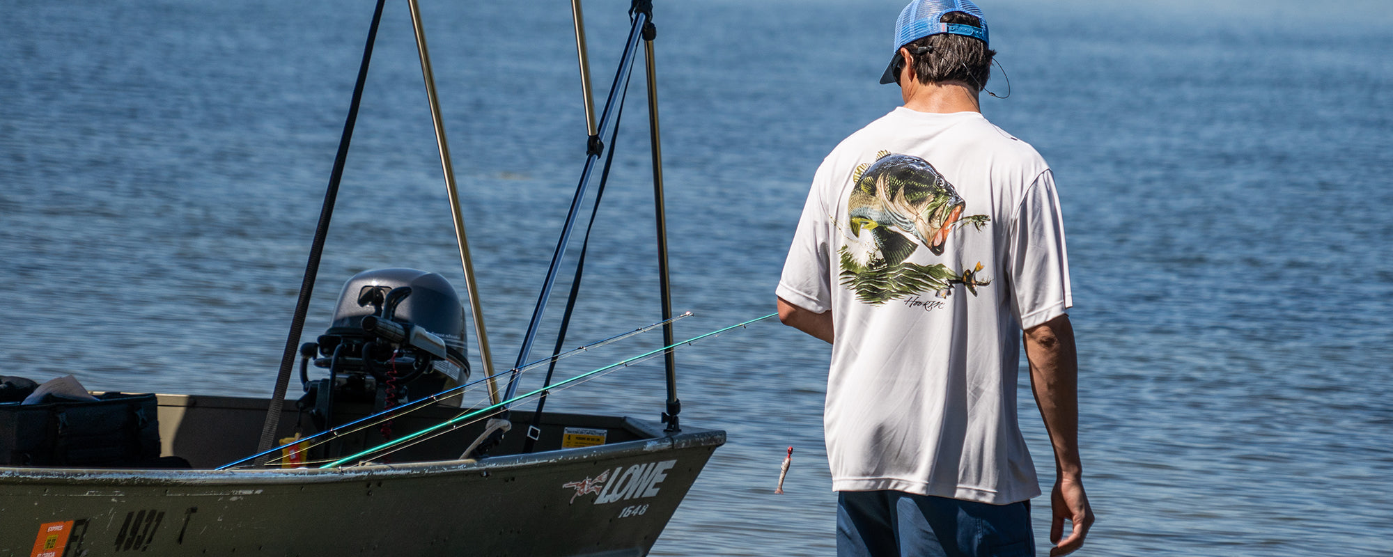 Hook M' Men's Freshwater Short Sleeve Performance Shirt