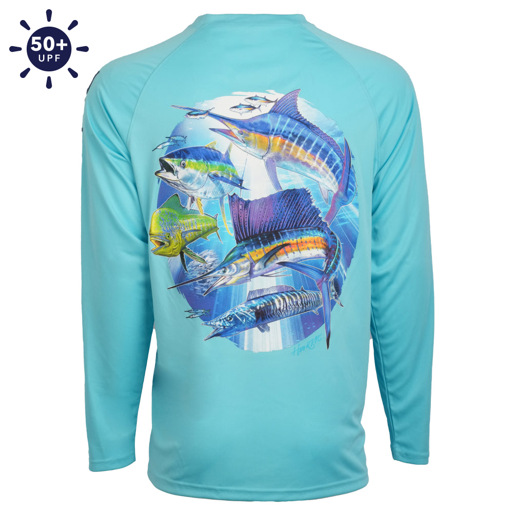 Bimini Bay Outfitters Hook M' Men's Long Sleeve Shirt - Southern