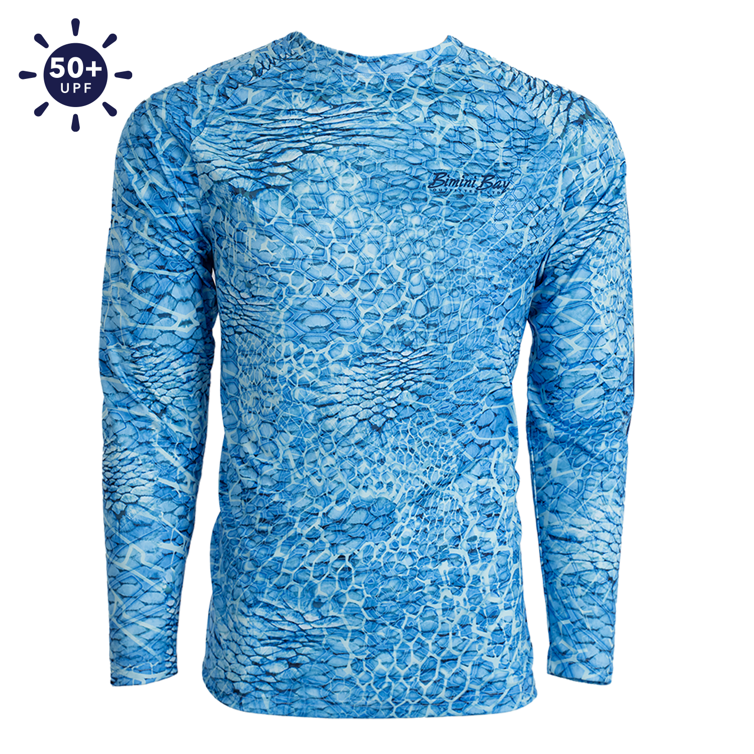 Bimini Bay Outfitters Deep Sea Camo Men's Long Sleeve Shirt