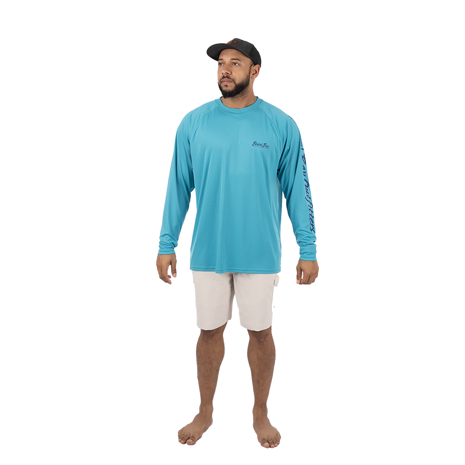 Hook M' Performance Long Sleeve - Blue Fluke