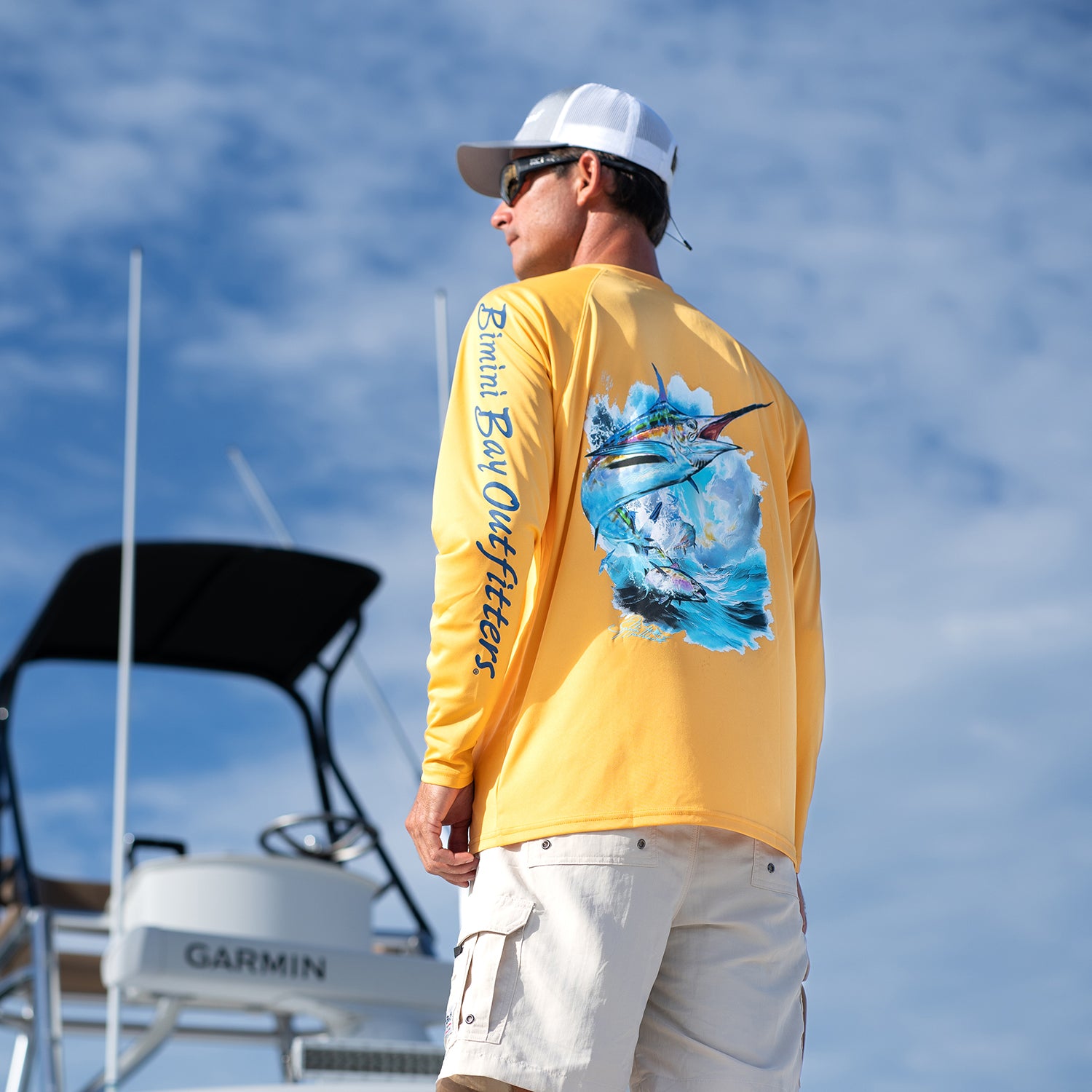 Hook M' Performance Long Sleeve - Marlin