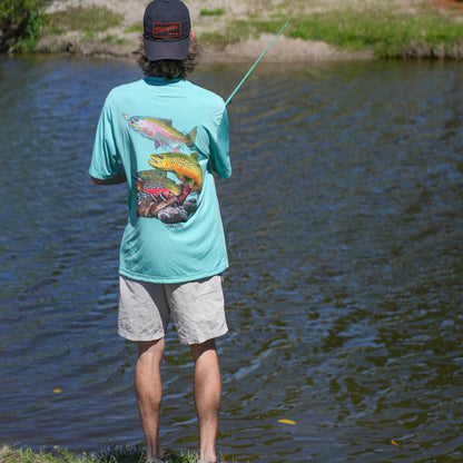 Hook M' Performance Short Sleeve - Trout