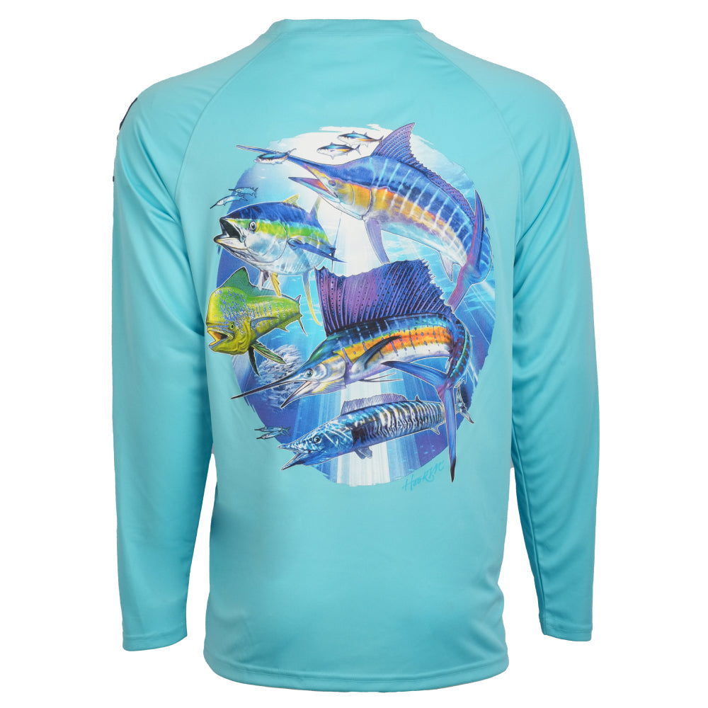 Bimini Bay Outfitters Hook M' Men's Long Sleeve Shirt - Southern