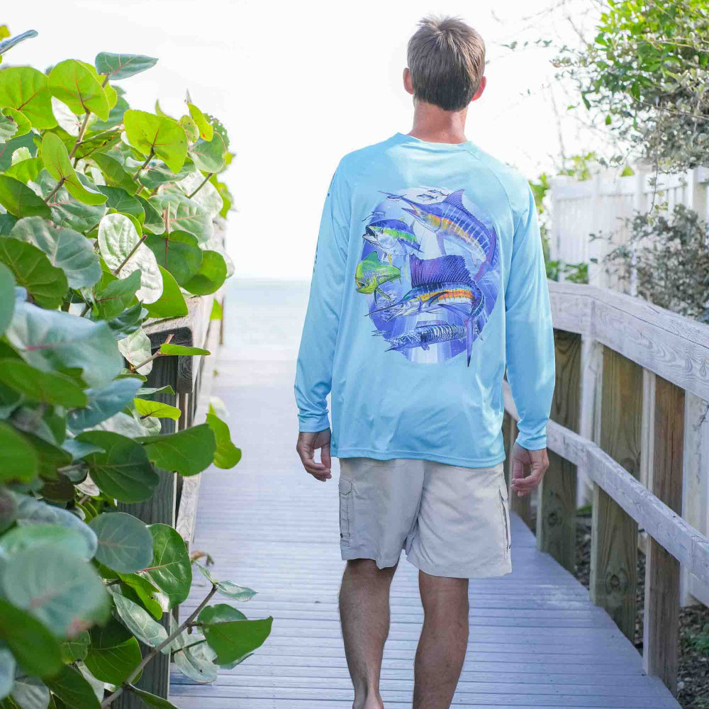 Bimini Bay Outfitters Hook M' Men's Long Sleeve Shirt - Southern
