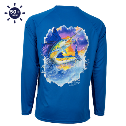 Hook M' Performance Long Sleeve - Sailfish
