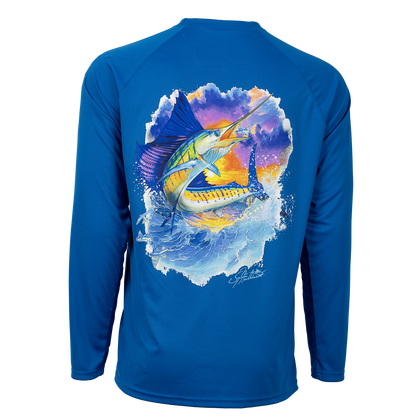 Hook M' Performance Long Sleeve - Sailfish