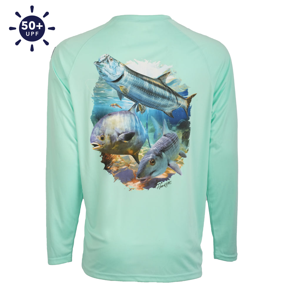 Hook M' Performance Long Sleeve - Flats Slam