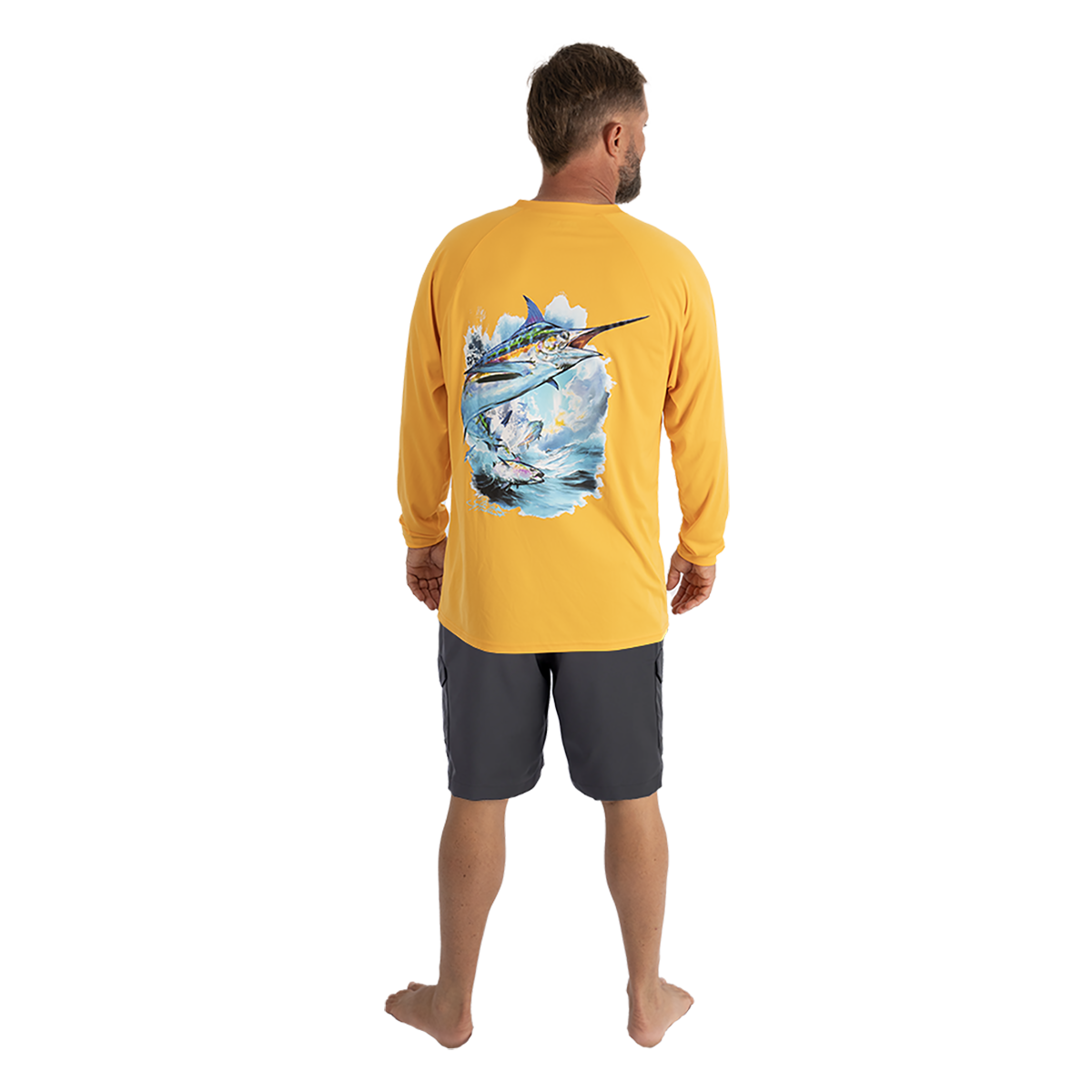 Hook M' Performance Long Sleeve - Marlin