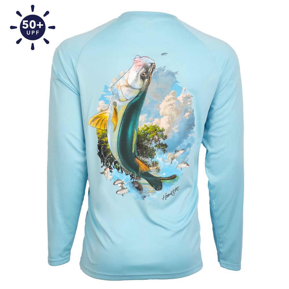 Hook M' Performance Long Sleeve - Snook