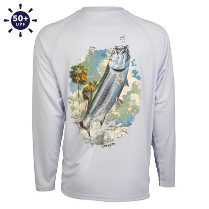 Hook M' Performance Long Sleeve - Tarpon