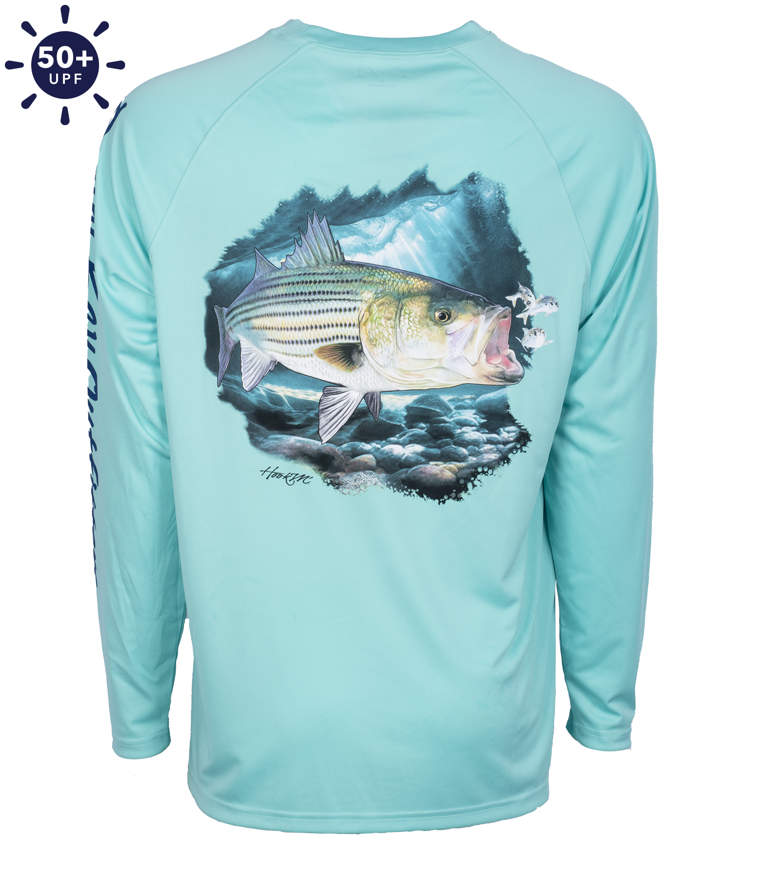 Hook M' Performance Long Sleeve - Striped Bass