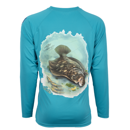 Hook M' Performance Long Sleeve - Blue Fluke
