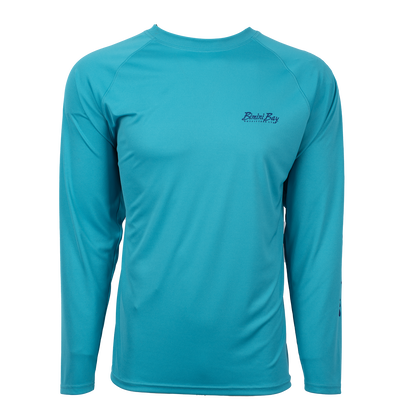 Hook M' Performance Long Sleeve - Blue Fluke