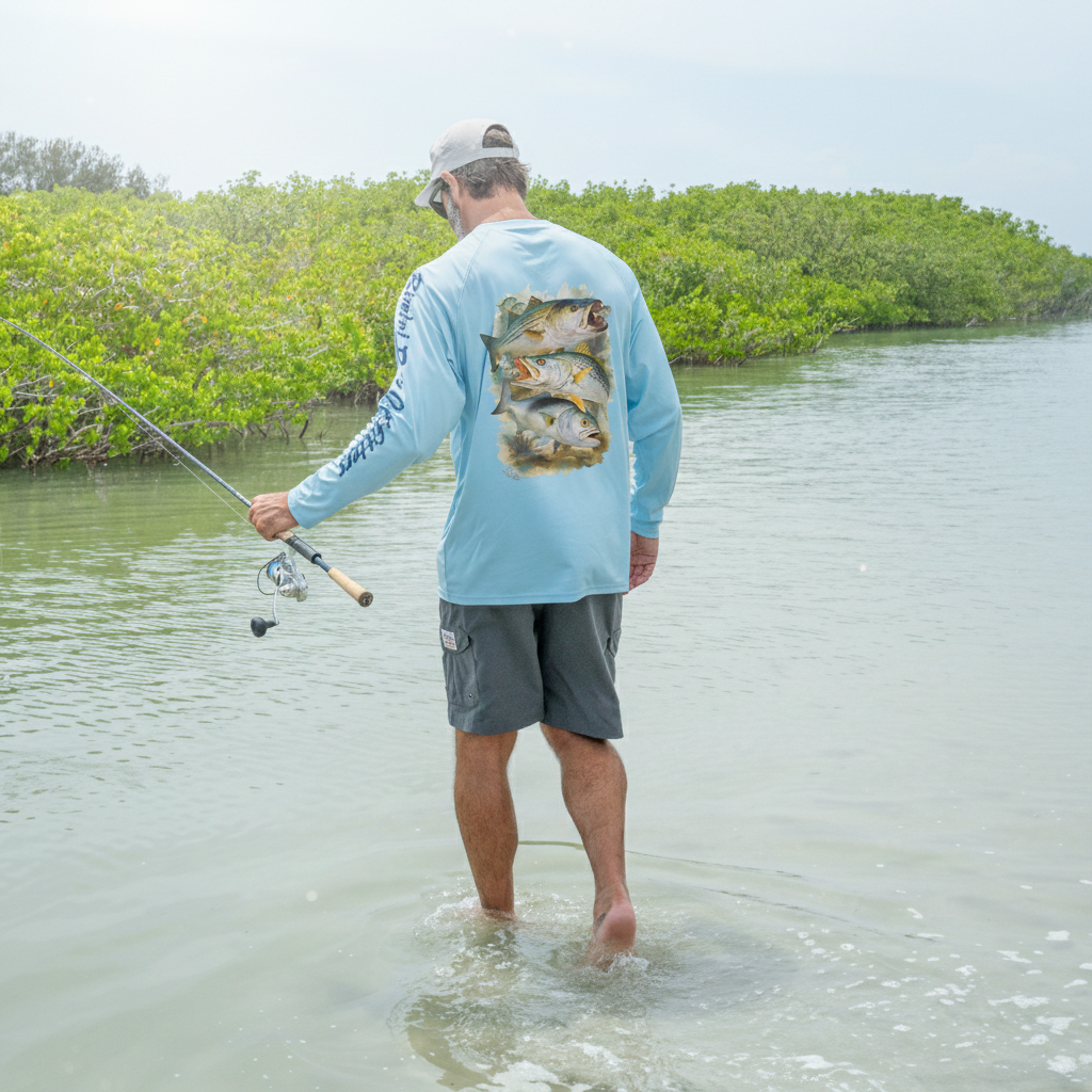 Hook M' Performance Long Sleeve - Northeast Inshore Slam