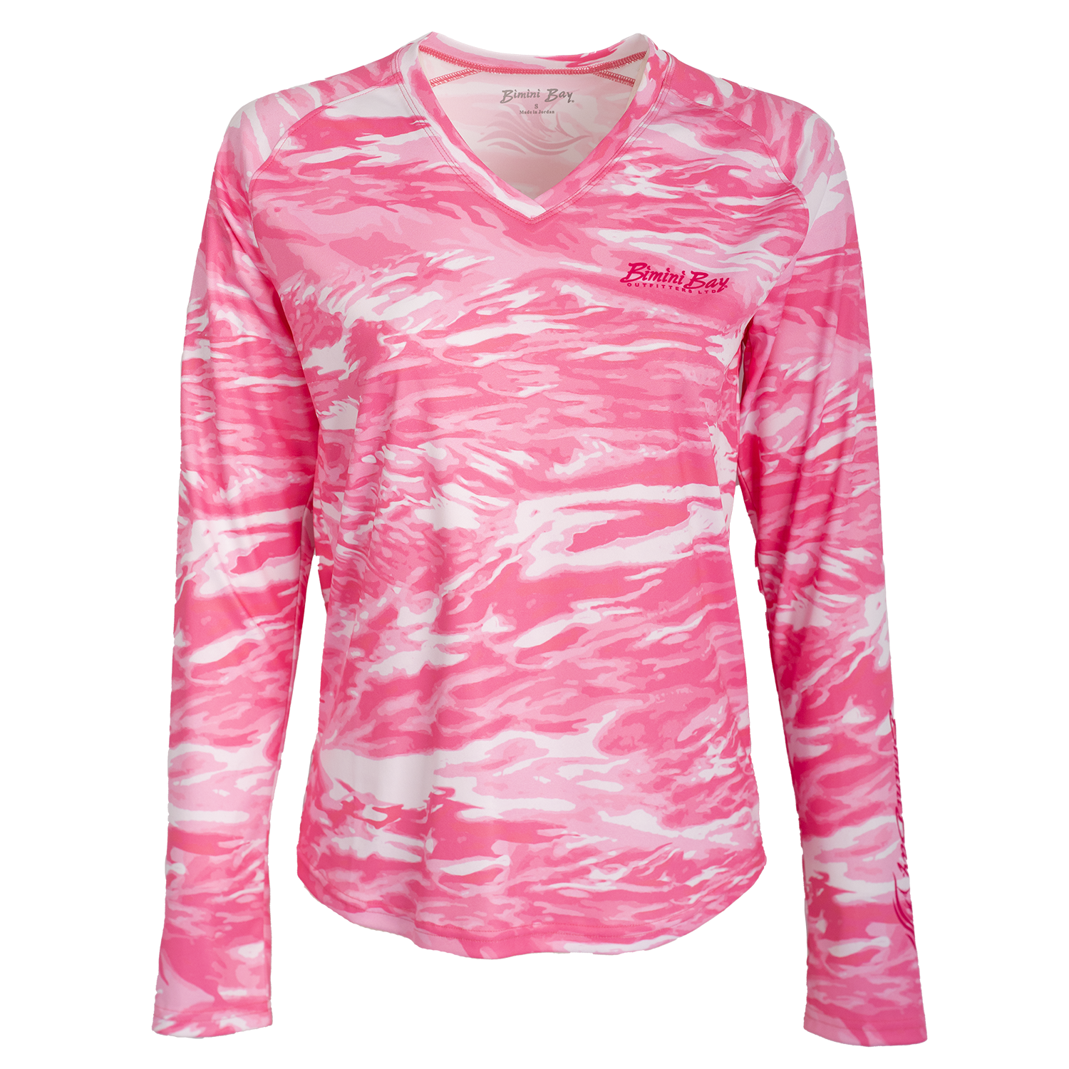 Women's Waves Long Sleeve V-Neck