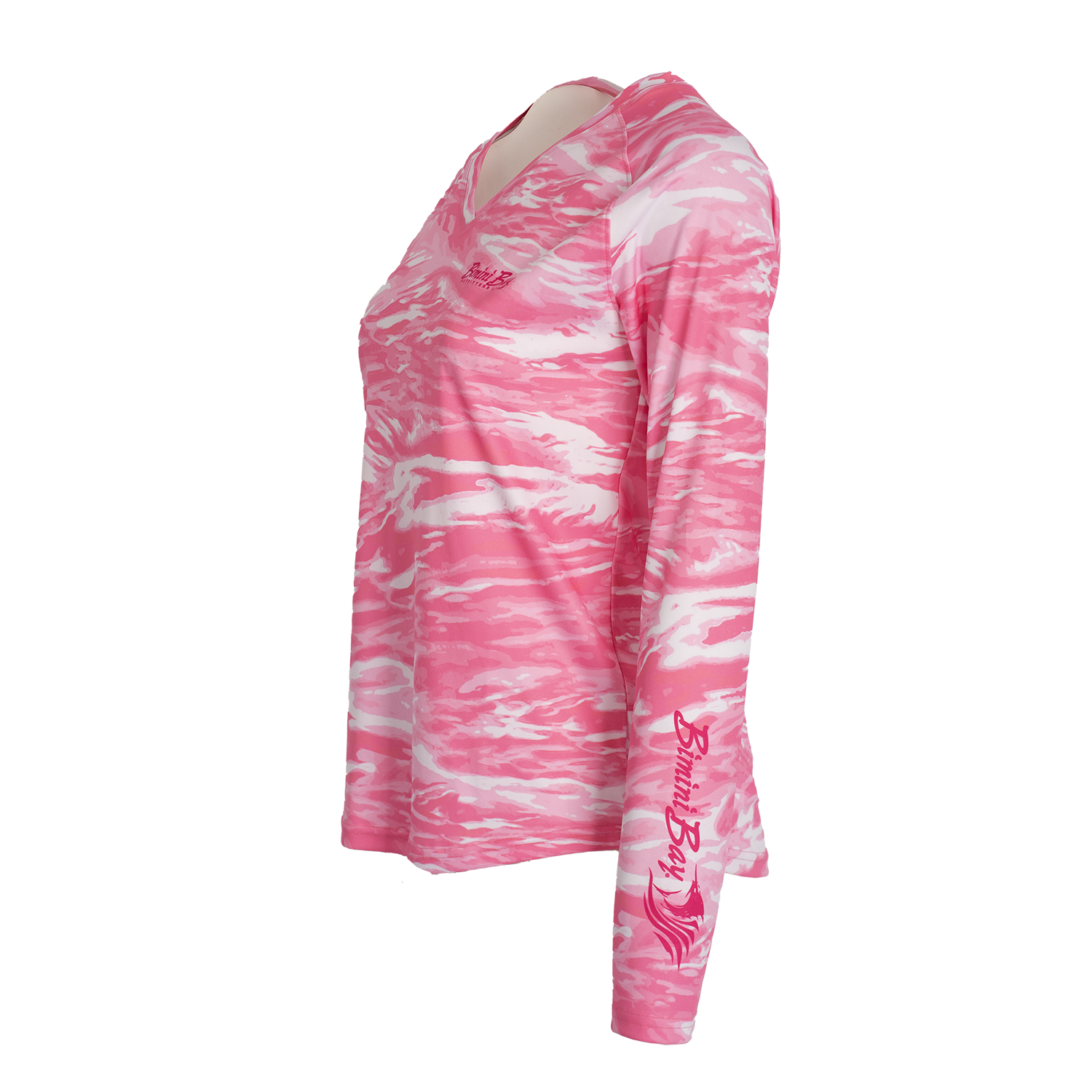 Women's Waves Long Sleeve V-Neck