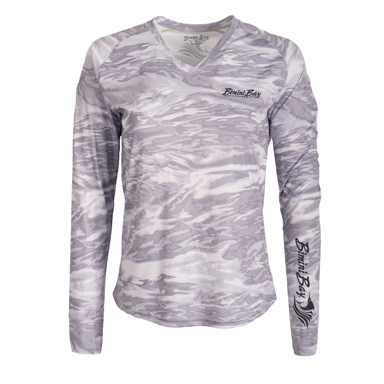 Women's Waves Long Sleeve V-Neck