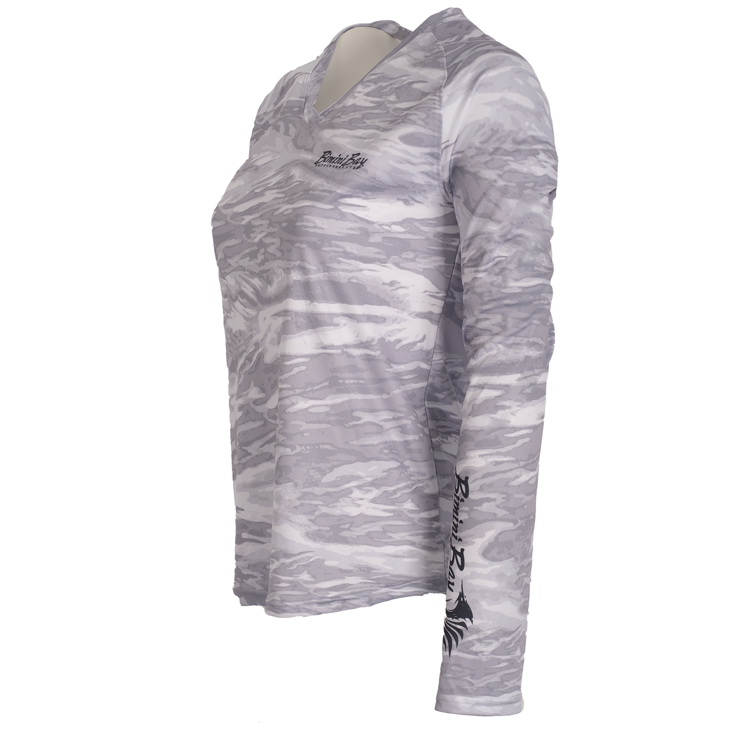 Women's Waves Long Sleeve V-Neck