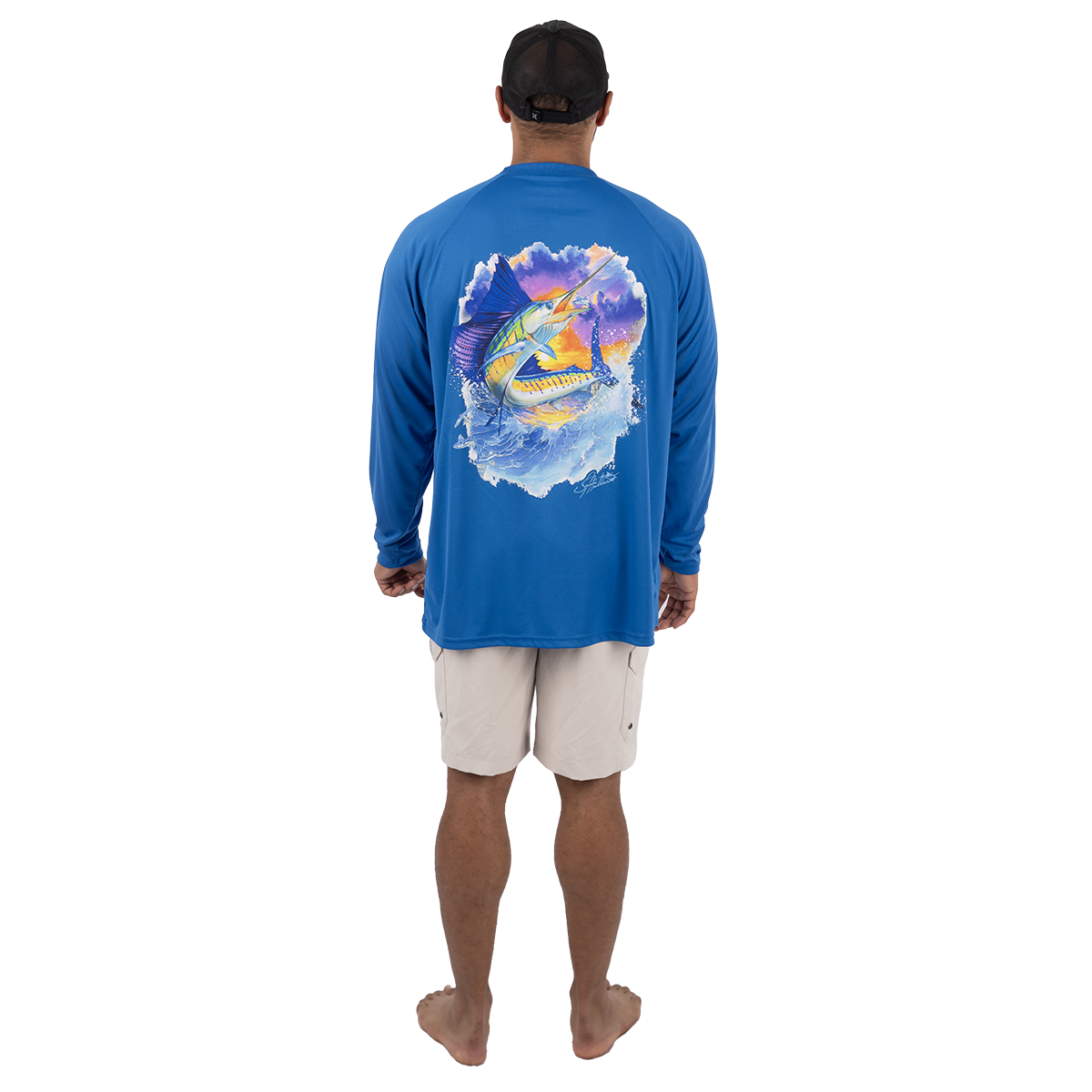 Hook M' Performance Long Sleeve - Sailfish