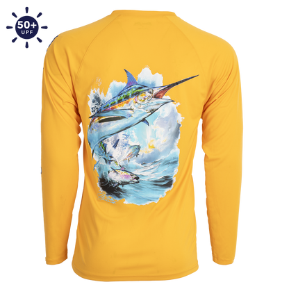 Hook M' Performance Long Sleeve - Marlin