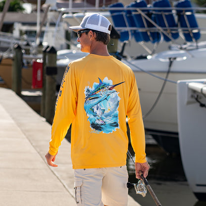 Hook M' Performance Long Sleeve - Marlin