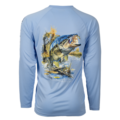 Hook M' Performance Long Sleeve - Bass