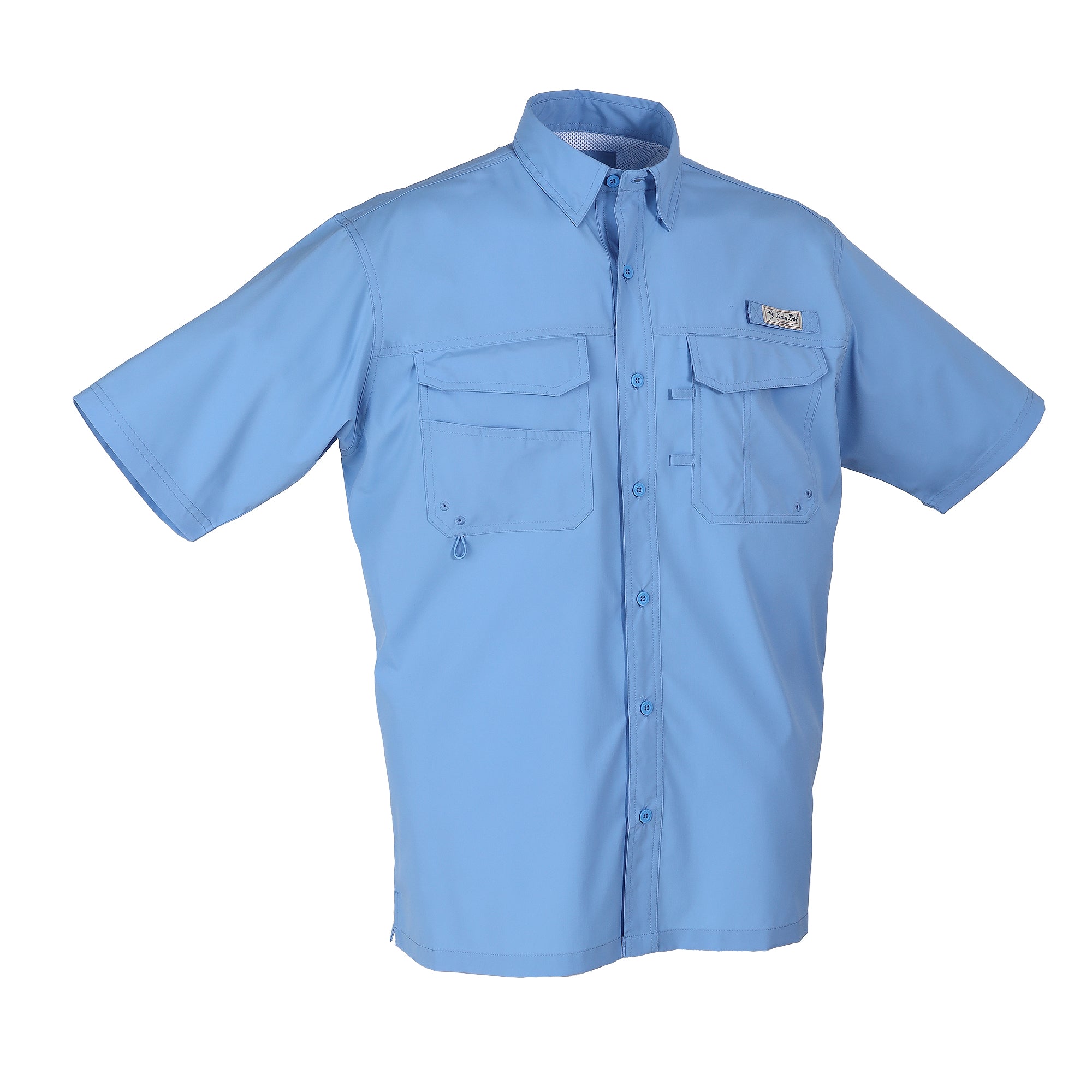 NEW Bimi Bay Men's L Retro Button Down Shirt Short Sleeve Ugly Fishing Shirt